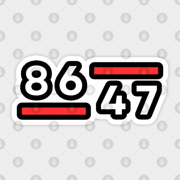 8647 Sticker by Creatifly Graphic Tees